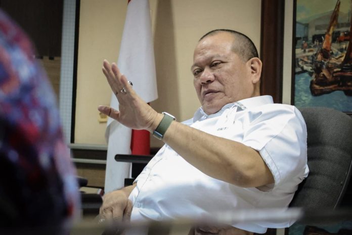 The Chairman of the DPD RI, AA LaNyalla Mahmud Mattalitti. (Picture: DPD RI's Public Relation/THE EDITOR)