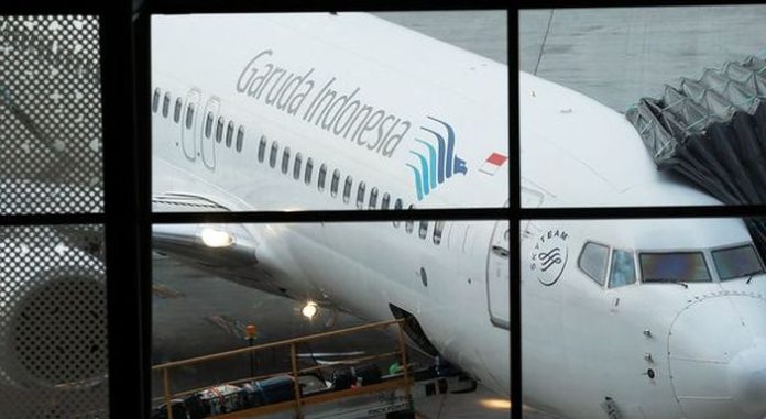 Pesawat Garuda Indonesia. (Foto: Reuters/THE EDITOR)