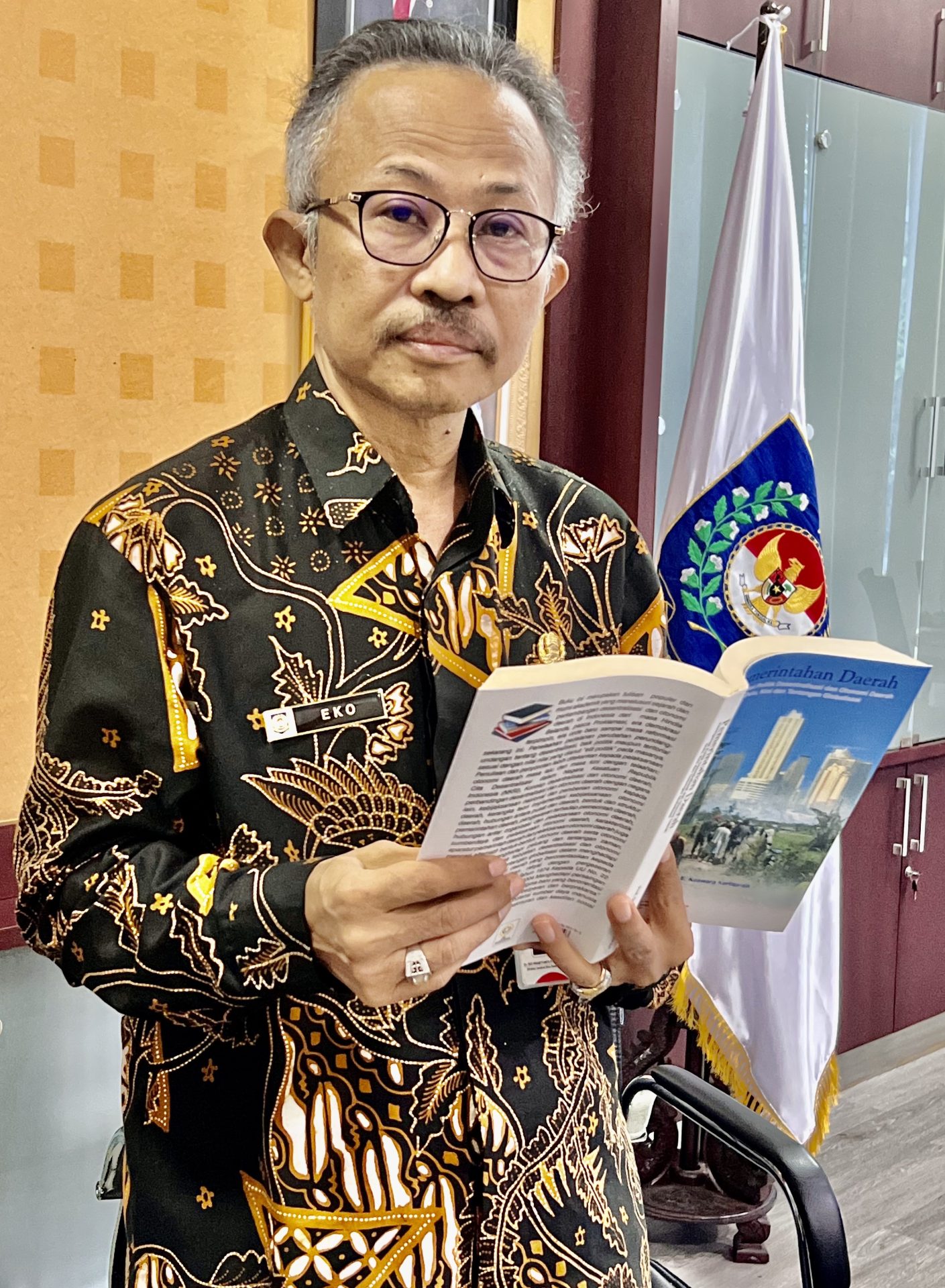 “Yes, indeed that's the division of authority. This is like money that has two sides–it cannot be split apart," said Director General of Village Government Development of the Ministry of Home Affairs Eko Prasetyanto Purnomo Putro (Picture: Elitha Evinora br Tarigan/ THE EDITOR)