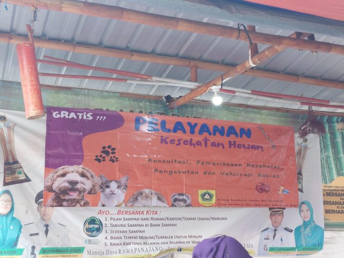 Pelaksanaan pelayanan kesehatan hewan di Desa Rawa Panjang, Kecamatan Bojong Gede, Kabupaten Bogor, Jawa Tengah, Kamis (8/6).