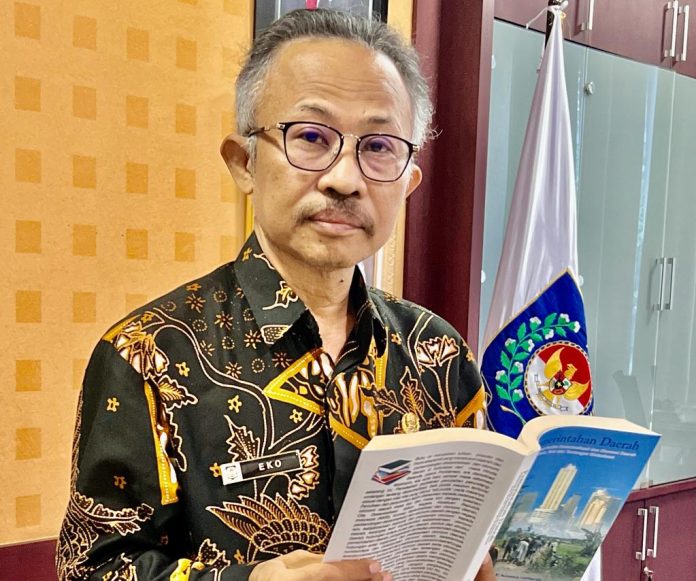 The Director General of Ditjen Bina Pemdes Eko Prasetyanto Purnomo Putro (Picture: Elitha Evinora Br Tarigan/ THE EDITOR)