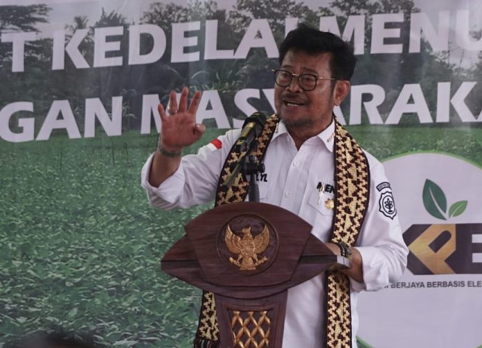 Menteri Pertanian Syahrul Yasin Limpo (Foto: Humas Ditjen PSP/ THE EDITOR)