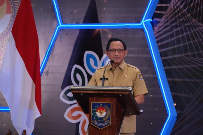 Minister of Home Affairs Muhammad Tito Karnavian in the 2023 P3PD National Kick Off Coordination Meeting held at the Grand Sahid Jaya Hotel, Jakarta (Picture: THE EDITOR)