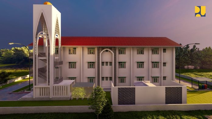 Model rusun untuk pekerja Harian Sinode Gereja Protestan yang akan dibangun di Maluku (Foto: Kementerian PUPR/ THE EDITOR)