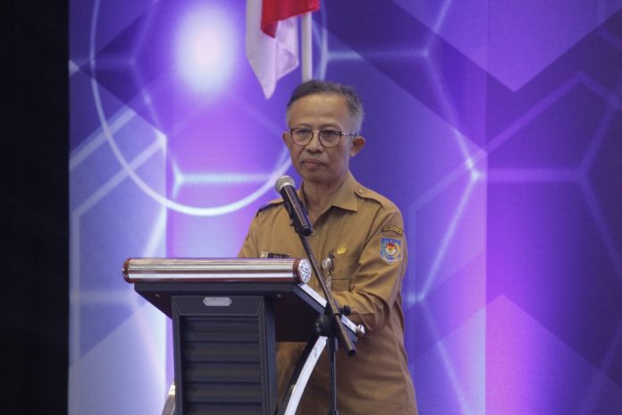 The Director General (Dirjen) of Village Government Development (Bina Pemdes) of the Ministry of Home Affairs Eko Prasetyanto Purnomo Putro at the Regional Government Stakeholders Strengthening Meeting (Picture: Public Relations of Ditjen Bina Pemdes/ THE EDITOR)