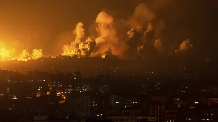 Suasana setelah memanasnya konflik Israel-Palestina. (Foto: Fatima Shbair/AP Photo)