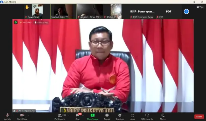 Plt Menteri Pertanian Arief Prasetyo Adi saat membahas tentang percepatan Gernas El Nino bersama pejabat di kementerian pertanian (Foto: Humas Ditjen Prasarana dan Sarana Kementerian Pertanian/ THE EDITOR)