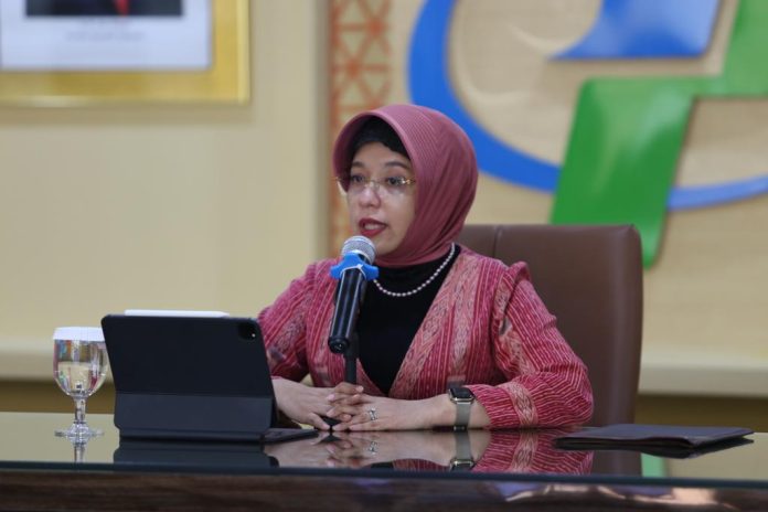 Acting Head of the Statistics Indonesia (BPS) Amalia Adininggar Widyasanti. (Photo: Statistics Indonesia/THE EDITOR)