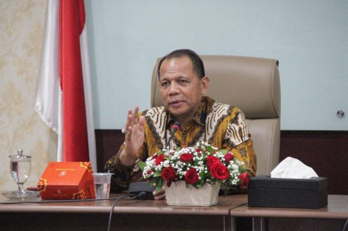 Acting Director General of Village Governance at the Ministry of Home Affairs, La Ode Ahmad P Bolombo (Picture: Public Relations of the Directorate General of Village Development/ THE EDITOR)