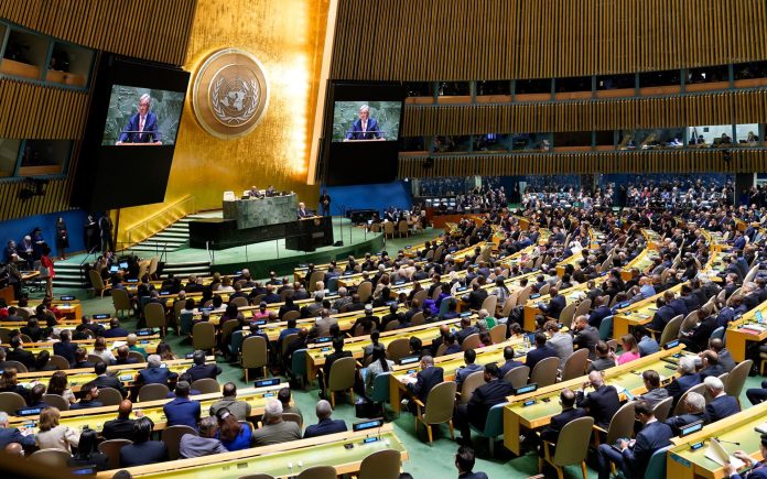 Majelis Umum Perserikatan Bangsa-Bangsa. (Foto: Mary Altaffer/AP)