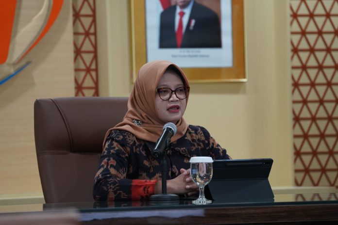 Deputy for Distribution and Services Statistics of Statistics Indonesia Pudji Ismartini. (Photo: Statistics Indonesia/THE EDITOR)