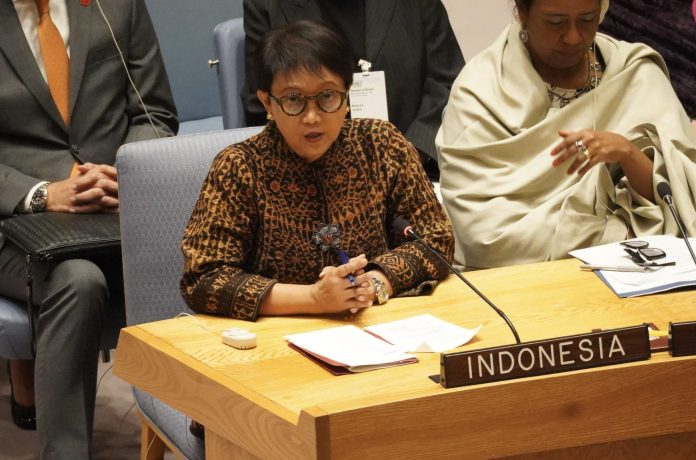 Menteri Luar Negeri Indonesia Retno Marsudi. (Foto: Kementerian Luar Negeri/THE EDITOR)