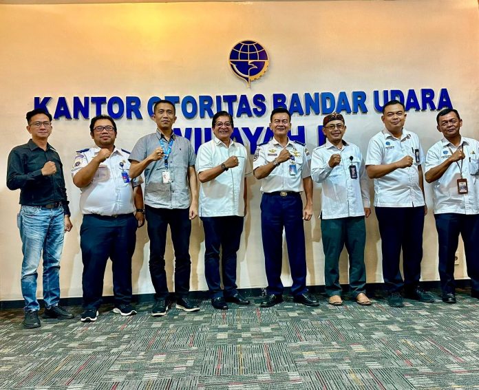 DPD RI as region representative during his visit to the Airport Authority Office of Area II Kualanamu in Deli Serdang, North Sumatra, Wednesday, 26 June 2024 (Picture: Public Relations of DPD RI/ THE EDITOR)
