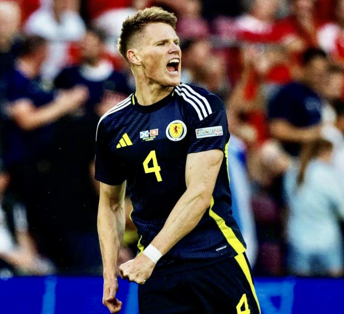 Pemain Skotlandia, Scott McTominay (Foto: Instagram @scottmctominay/ THE EDITOR)