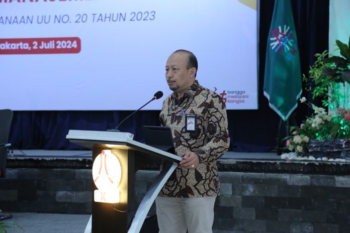 Acting Deputy for Human Resources of the Ministry of PANRB Abdul Hakim. (Photo: Public Relations of Ministry of PANRB/THE EDITOR)