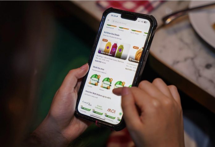 Tampilan baru fitur GrabFood (Foto: Istimewa/THE EDITOR)