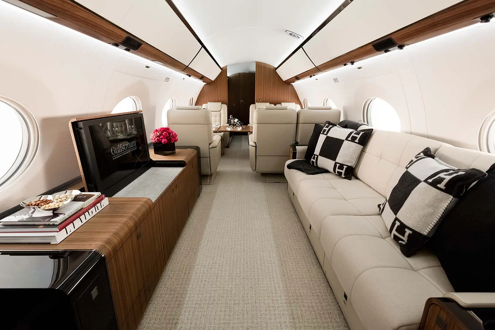 Interior Gulfstream G650 (Foto: Gulfstream.Com/THE EDITOR)