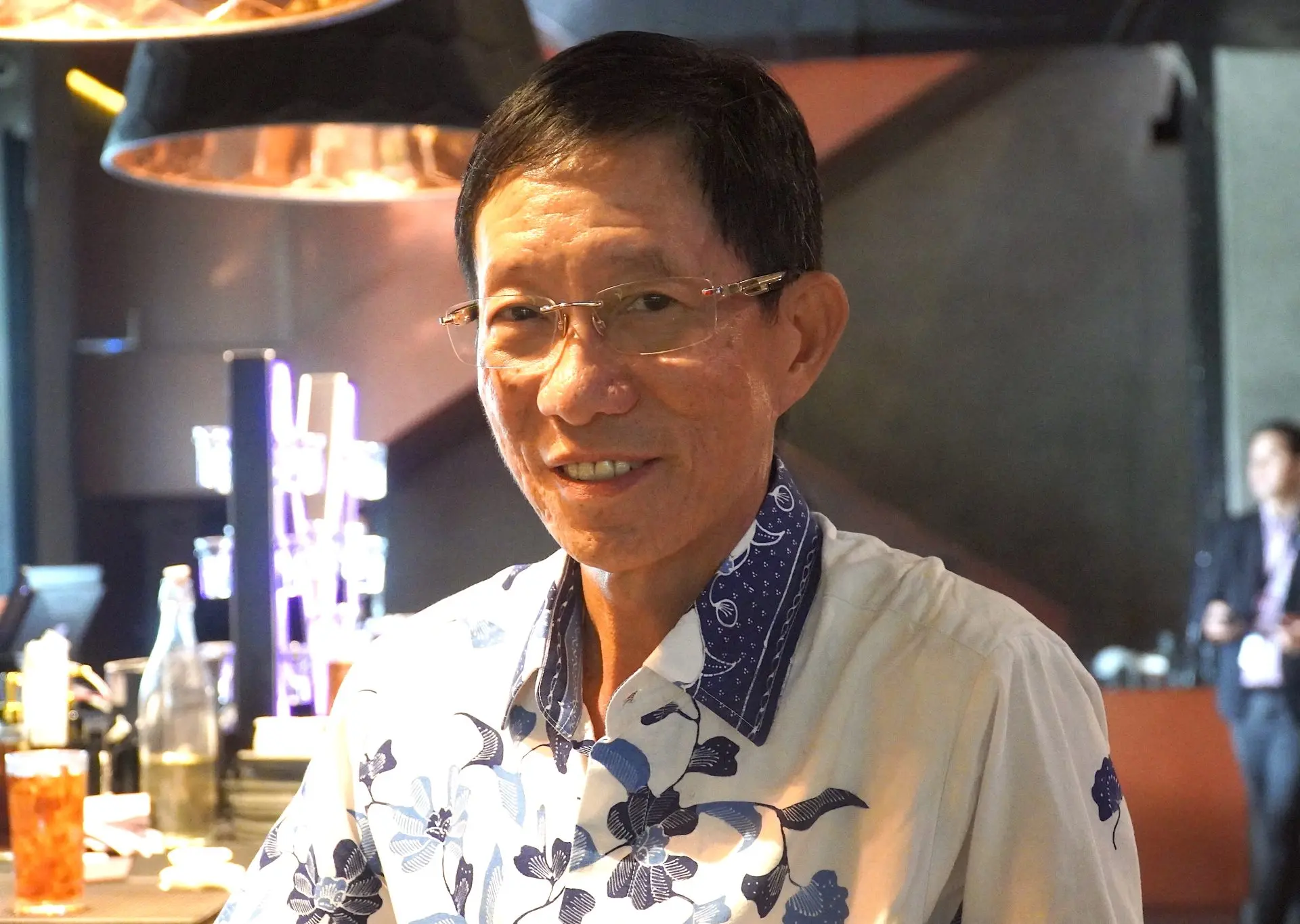 Eva Air General Manager Makmun after press conference at Cafe Midaz on Friday, 21th February 2025)