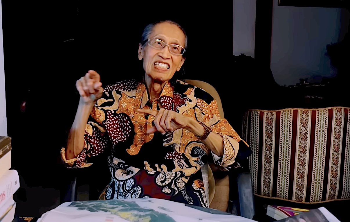 Sejarawan Senior Profesor Anhar Gonggong (Foto: Tangkapan layar Youtube)