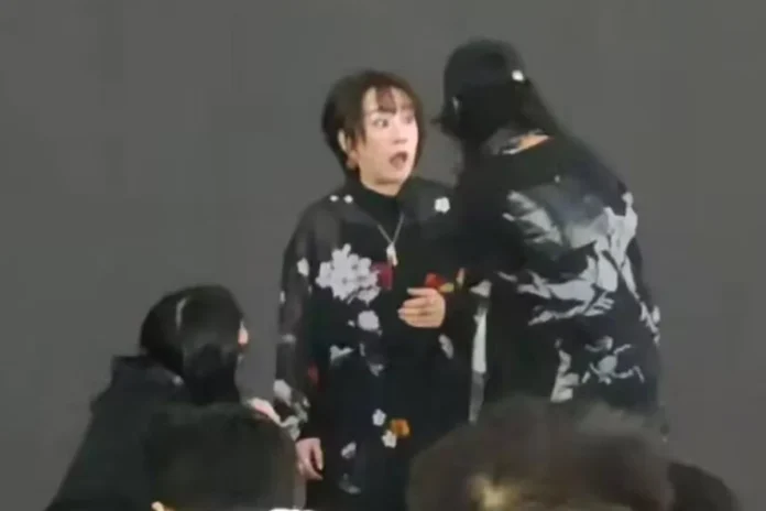 Japanese singer Maki Otsuki’s performance is abruptly halted at an anime event in Shanghai. Her team says she has since “returned home safely”. Photo: Handout