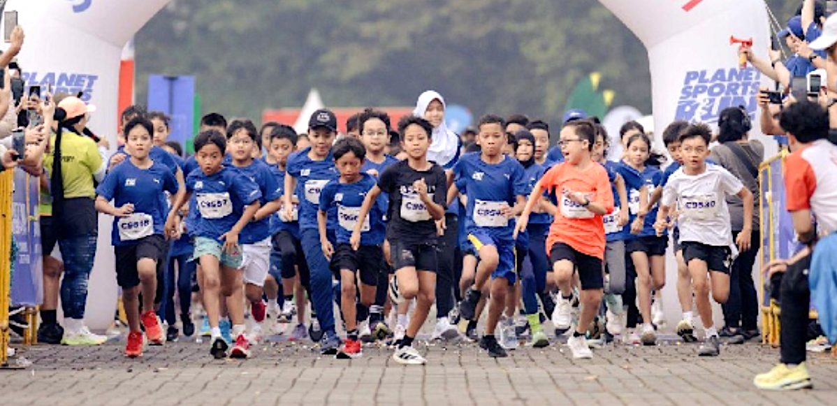 Planet Sports Run 2026 menginspirasi anak-anak untuk aktif di luar ruangan (FOTO: Istimewa)